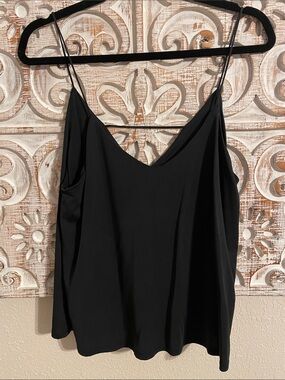 Everyday Black V-Neck Spaghetti-Strap Cami
